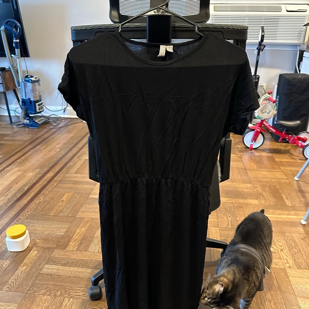 Black short sleeve ASOS dress
